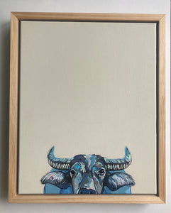 Wally the Water Buffalo Original Painting