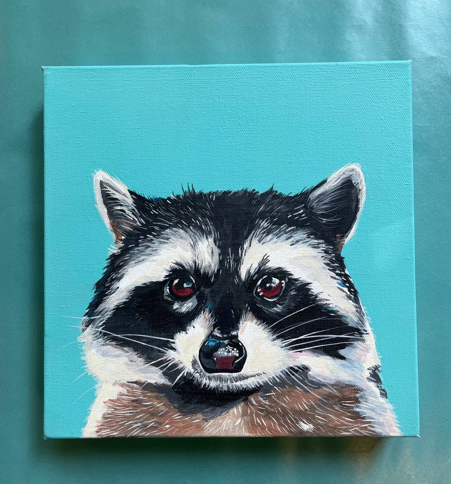 Randy the Raccoon Original Painting
