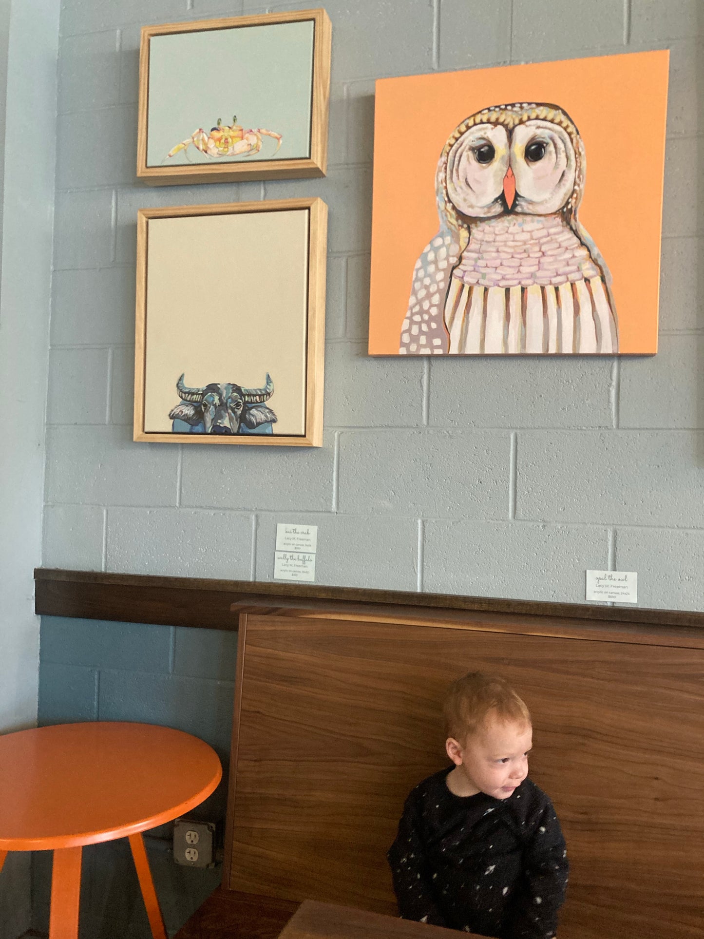 Opal the Owl Original Painting