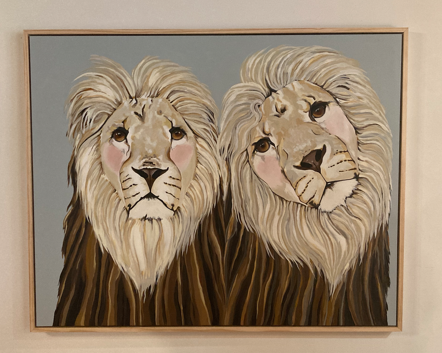 The Lion Kings Original Painting