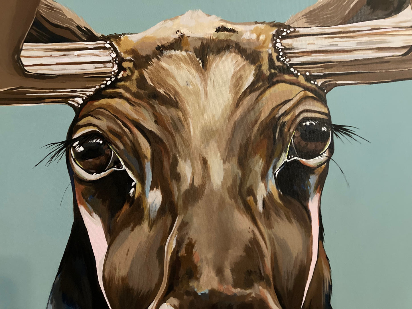Marty the Moose Original Painting