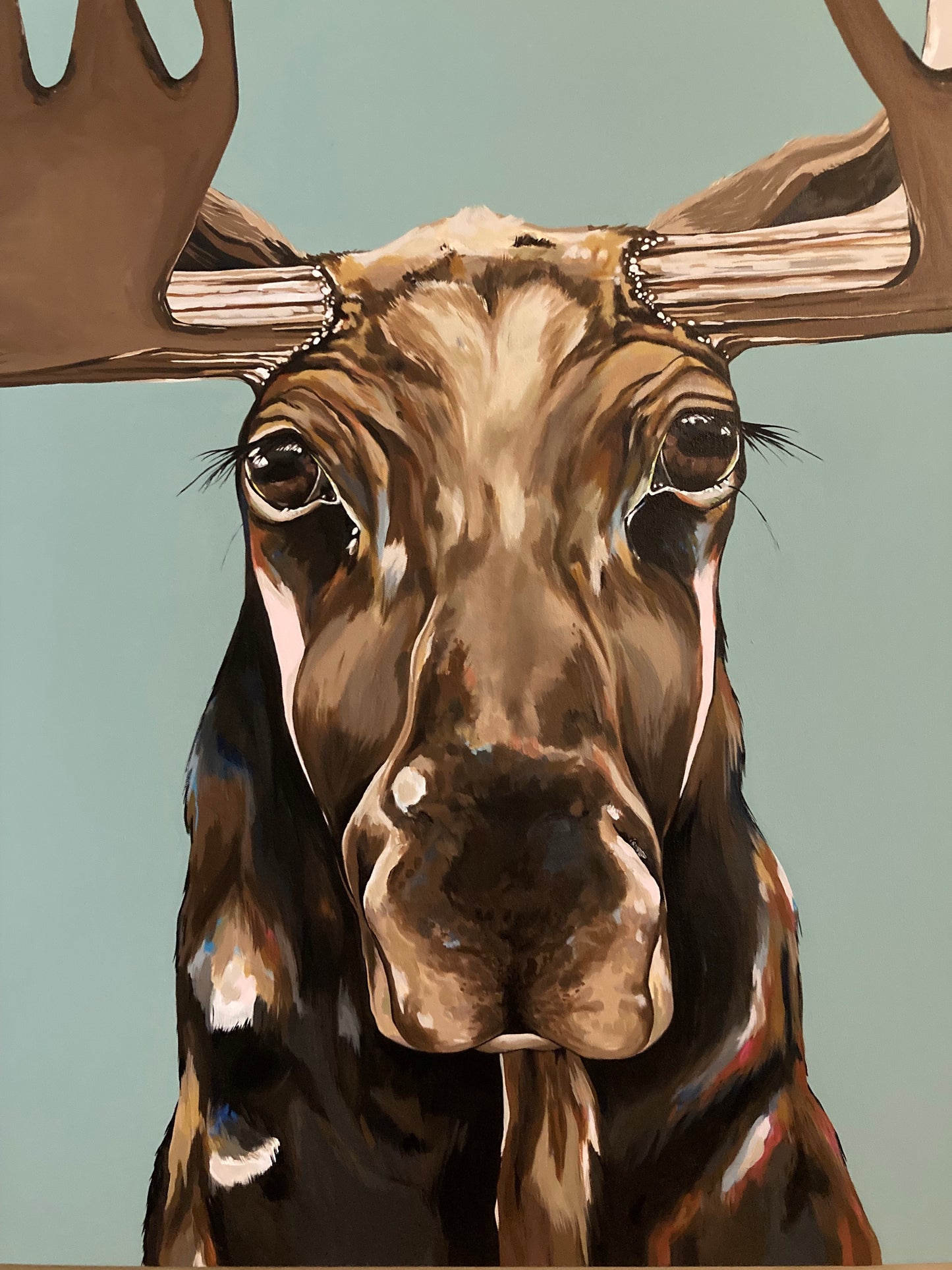 Marty the Moose Original Painting
